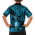 Hawaii Hula Girl Hawaiian Shirt Hibiscus Hawaii Tribal Tattoo Sky Blue Version LT01 - Polynesian Pride