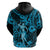 Hawaii Hula Girl Hoodie Hibiscus Hawaii Tribal Tattoo Sky Blue Version LT01 - Polynesian Pride