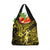 Hawaii Hula Girl Grocery Bag Hibiscus Hawaii Tribal Tattoo Yellow Version