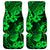 Hawaii Pineapple Car Mats Paradise Flowers Pacific With Green Polynesian Tribal LT01 Green - Polynesian Pride