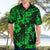 Hawaii Pineapple Hawaiian Shirt Paradise Flowers Pacific With Green Polynesian Tribal LT01 - Polynesian Pride