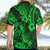 Hawaii Pineapple Hawaiian Shirt Paradise Flowers Pacific With Green Polynesian Tribal LT01 - Polynesian Pride