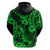 Hawaii Pineapple Hoodie Paradise Flowers Pacific With Green Polynesian Tribal LT01 - Polynesian Pride