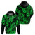 Hawaii Pineapple Hoodie Paradise Flowers Pacific With Green Polynesian Tribal LT01 - Polynesian Pride