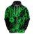 Hawaii Pineapple Hoodie Paradise Flowers Pacific With Green Polynesian Tribal LT01 - Polynesian Pride