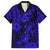 Hawaii Pineapple Hawaiian Shirt Paradise Flowers Pacific With Navy Blue Polynesian Tribal LT01 Blue - Polynesian Pride