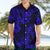 Hawaii Pineapple Hawaiian Shirt Paradise Flowers Pacific With Navy Blue Polynesian Tribal LT01 - Polynesian Pride