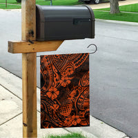 Hawaii Pineapple Garden Flag Paradise Flowers Pacific With Orange Polynesian Tribal LT01 - Polynesian Pride