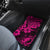 Hawaii Pineapple Car Mats Paradise Flowers Pacific With Pink Polynesian Tribal LT01 - Polynesian Pride