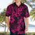 Hawaii Pineapple Hawaiian Shirt Paradise Flowers Pacific With Pink Polynesian Tribal LT01 - Polynesian Pride