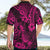 Hawaii Pineapple Hawaiian Shirt Paradise Flowers Pacific With Pink Polynesian Tribal LT01 - Polynesian Pride