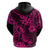 Hawaii Pineapple Hoodie Paradise Flowers Pacific With Pink Polynesian Tribal LT01 - Polynesian Pride