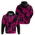 Hawaii Pineapple Hoodie Paradise Flowers Pacific With Pink Polynesian Tribal LT01 - Polynesian Pride