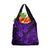 Hawaii Pineapple Grocery Bag Polynesian Pattern Purple Version