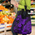 Hawaii Pineapple Grocery Bag Polynesian Pattern Purple Version