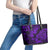 Hawaii Pineapple Leather Tote Bag Polynesian Pattern Purple Version LT01 - Polynesian Pride