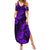 Hawaii Pineapple Summer Maxi Dress Polynesian Pattern Purple Version LT01 Women Purple - Polynesian Pride