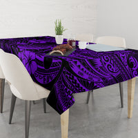 Hawaii Pineapple Tablecloth Polynesian Pattern Purple Version LT01 - Polynesian Pride