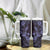 Hawaii Pineapple Tumbler With Handle Polynesian Pattern Purple Version