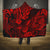Hawaii Pineapple Hooded Blanket Polynesian Pattern Red Version LT01 One Size Red - Polynesian Pride