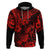 Hawaii Pineapple Hoodie Polynesian Pattern Red Version LT01 Pullover Hoodie Red - Polynesian Pride