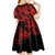 Hawaii Pineapple Kid Short Sleeve Dress Polynesian Pattern Red Version LT01 - Polynesian Pride