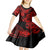 Hawaii Pineapple Kid Short Sleeve Dress Polynesian Pattern Red Version LT01 - Polynesian Pride