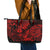 Hawaii Pineapple Leather Tote Bag Polynesian Pattern Red Version LT01 - Polynesian Pride