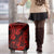 Hawaii Pineapple Luggage Cover Polynesian Pattern Red Version LT01 - Polynesian Pride