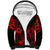 Hawaii Pineapple Sherpa Hoodie Polynesian Pattern Red Version LT01 Unisex Red - Polynesian Pride
