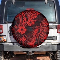 Hawaii Pineapple Spare Tire Cover Polynesian Pattern Red Version LT01 - Polynesian Pride