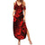 Hawaii Pineapple Summer Maxi Dress Polynesian Pattern Red Version LT01 Women Red - Polynesian Pride