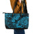 Hawaii Pineapple Leather Tote Bag Polynesian Pattern Sky Blue Version LT01 - Polynesian Pride