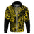 Hawaii Pineapple Hoodie Polynesian Pattern Yellow Version LT01 Zip Hoodie Yellow - Polynesian Pride