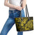 Hawaii Pineapple Leather Tote Bag Polynesian Pattern Yellow Version LT01 - Polynesian Pride