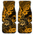 Hawaii Shaka Sign Car Mats With Polynesian Hibiscus Gold Unique LT01 Gold - Polynesian Pride