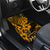 Hawaii Shaka Sign Car Mats With Polynesian Hibiscus Gold Unique LT01 - Polynesian Pride