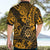 Hawaii Shaka Sign Hawaiian Shirt With Polynesian Hibiscus Gold Unique LT01 - Polynesian Pride