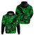 Hawaii Shaka Sign Hoodie With Polynesian Hibiscus Green Unique LT01 - Polynesian Pride