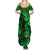 Hawaii Shaka Sign Summer Maxi Dress With Polynesian Hibiscus Green Unique LT01 - Polynesian Pride