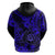 Hawaii Shaka Sign Hoodie With Polynesian Hibiscus Navy Blue Unique LT01 - Polynesian Pride