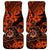 Hawaii Shaka Sign Car Mats With Polynesian Hibiscus Orange Unique LT01 Orange - Polynesian Pride