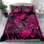 Hawaii Shaka Sign Bedding Set With Polynesian Hibiscus Pink Unique LT01 - Polynesian Pride