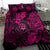 Hawaii Shaka Sign Bedding Set With Polynesian Hibiscus Pink Unique LT01 - Polynesian Pride