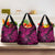 Hawaii Shaka Sign Grocery Bag With Polynesian Hibiscus Pink Unique