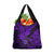 Hawaii Shaka Sign Grocery Bag Polynesian Pattern Purple Version