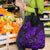 Hawaii Shaka Sign Grocery Bag Polynesian Pattern Purple Version