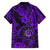 Hawaii Shaka Sign Hawaiian Shirt Polynesian Pattern Purple Version LT01 - Polynesian Pride