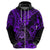 Hawaii Shaka Sign Hoodie Polynesian Pattern Purple Version LT01 - Polynesian Pride