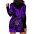 Hawaii Shaka Sign Hoodie Dress Polynesian Pattern Purple Version LT01 - Polynesian Pride